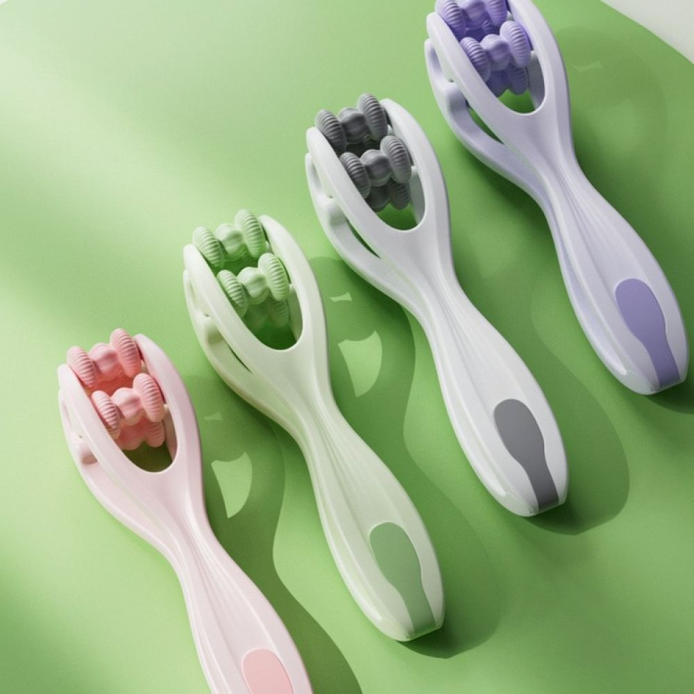 Health Wellness Office - デュアルローラー式指マッサージャー、手の指圧療法ツール、関節ケア機器、携帯型健康器具、筋肉の緊張緩和に。
