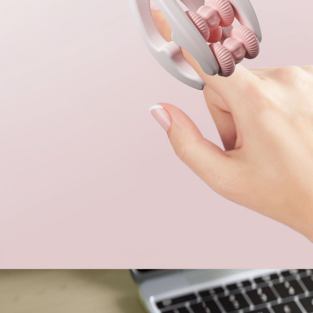デュアルローラー式指マッサージャー、手の指圧療法ツール、関節 - Health Wellness Office のレビューと価格