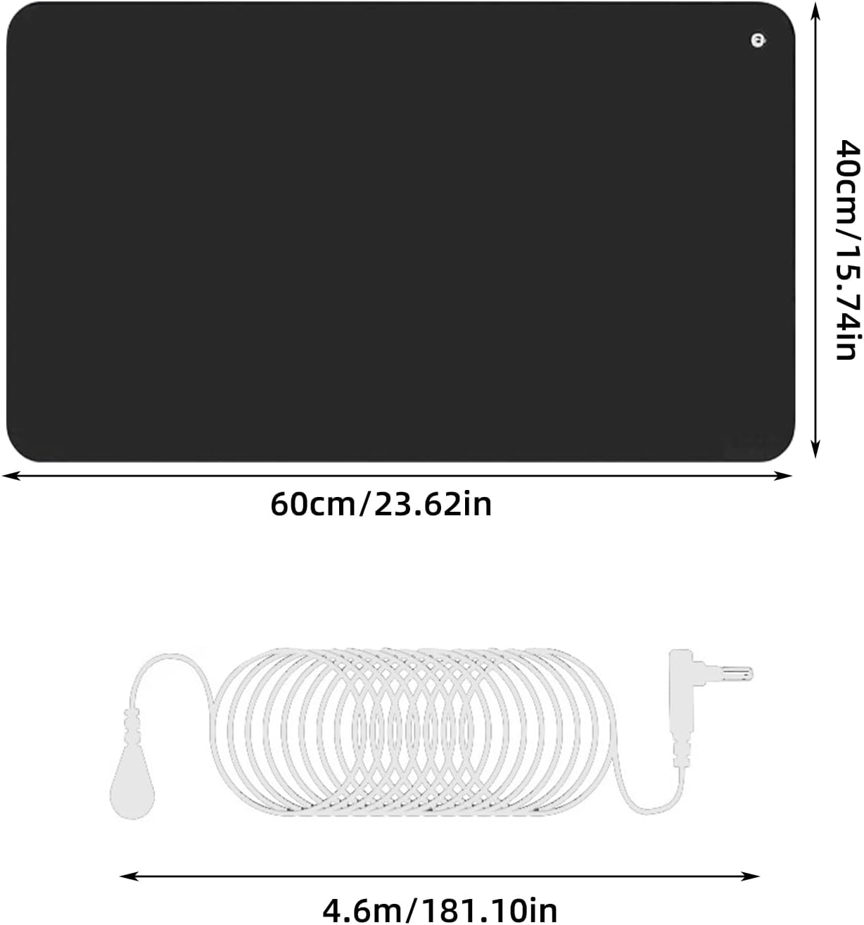 40X60CM 接地マット 接地コード付き 睡眠エネルギー改 - Health Wellness Energy のレビューと価格