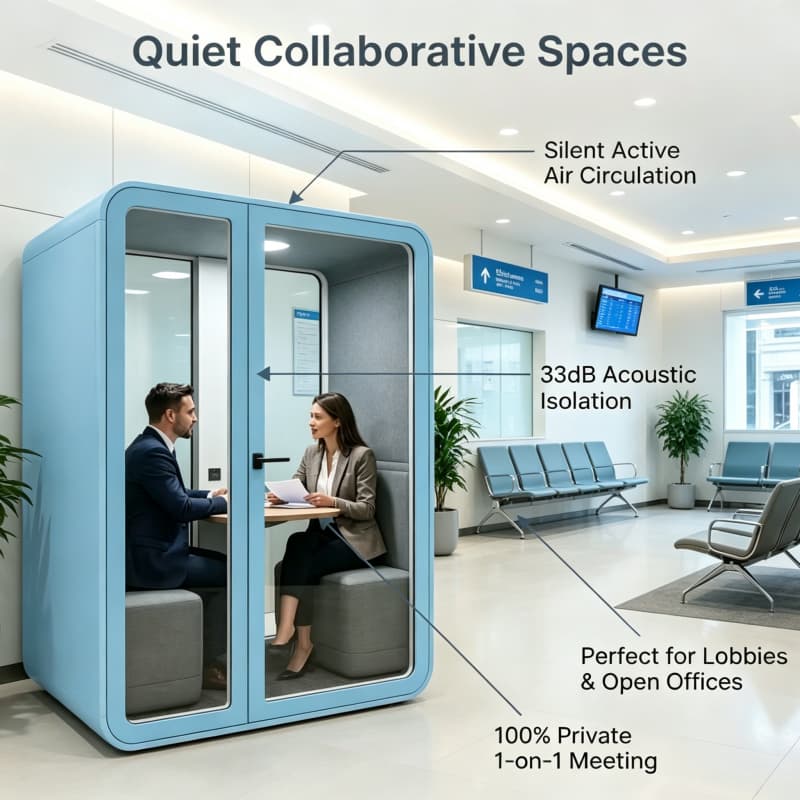 ウェルネスポッド 防音ボックス 心の休息のための従業員向けウ - Health Wellness Office のレビューと価格