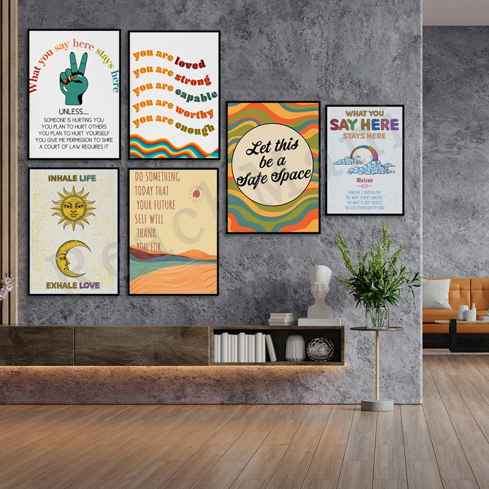 セルフケアメンタルヘルスセラピーポスターとプリント、セルフラ - Health Wellness Office のレビューと価格
